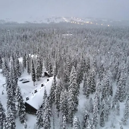 شقة Jylhaekelo - A Cozy Loghouse In The Heart Of Lapland لووُستو